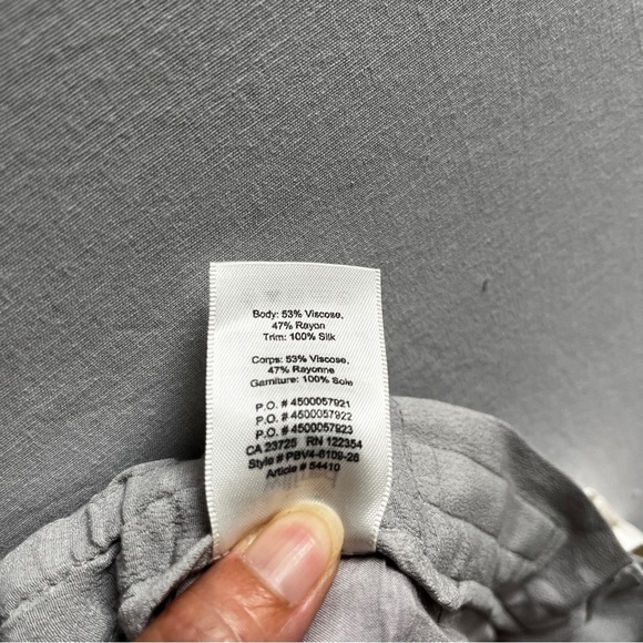 Aritzia Wilfred Slate Grey Marais Rolled Hem Jogger Trousers Sz XXS - Picture 11 of 11